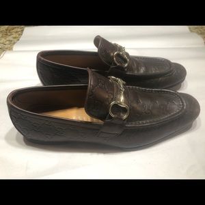 Gucci Men’s Guccisima “Playboy” Moccasin (Brown)